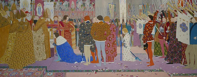 Die Krönung des Dauphins in Reims, aus der Jeanne d